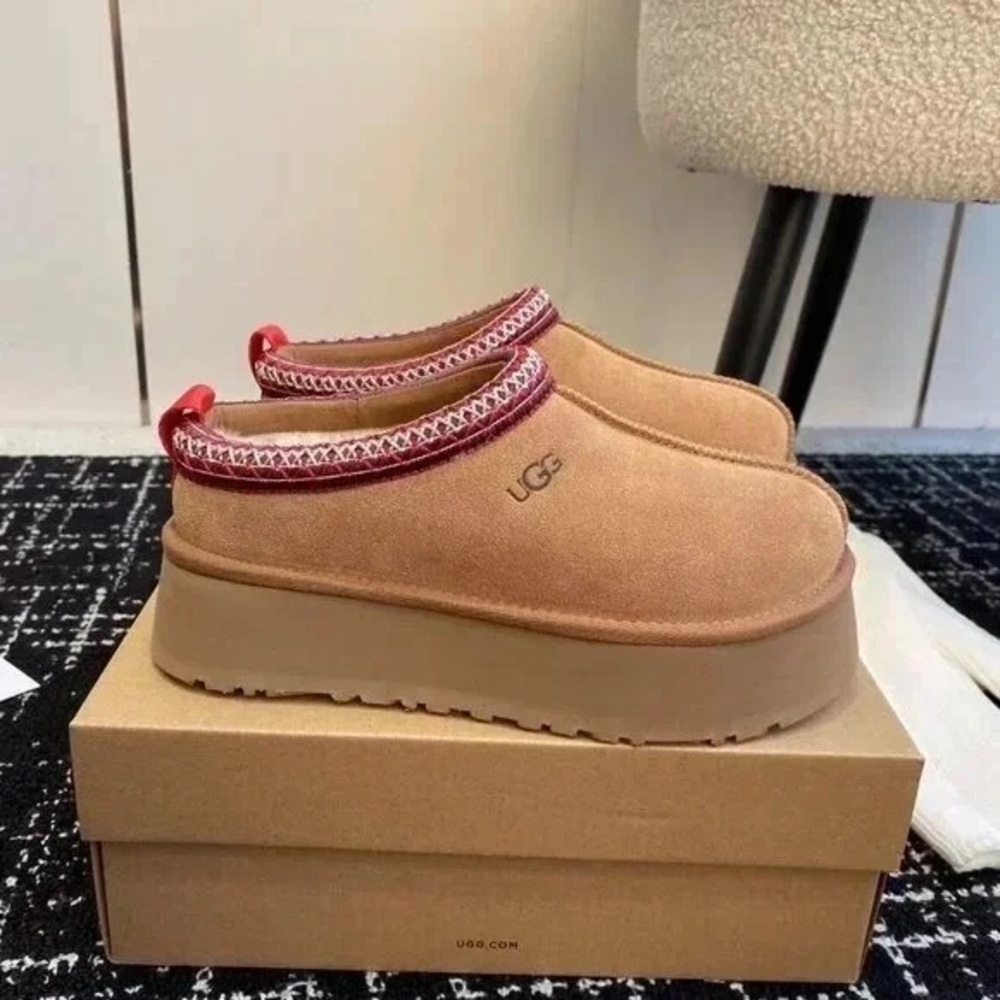 UGG Women's Tan Slip-On Shoes